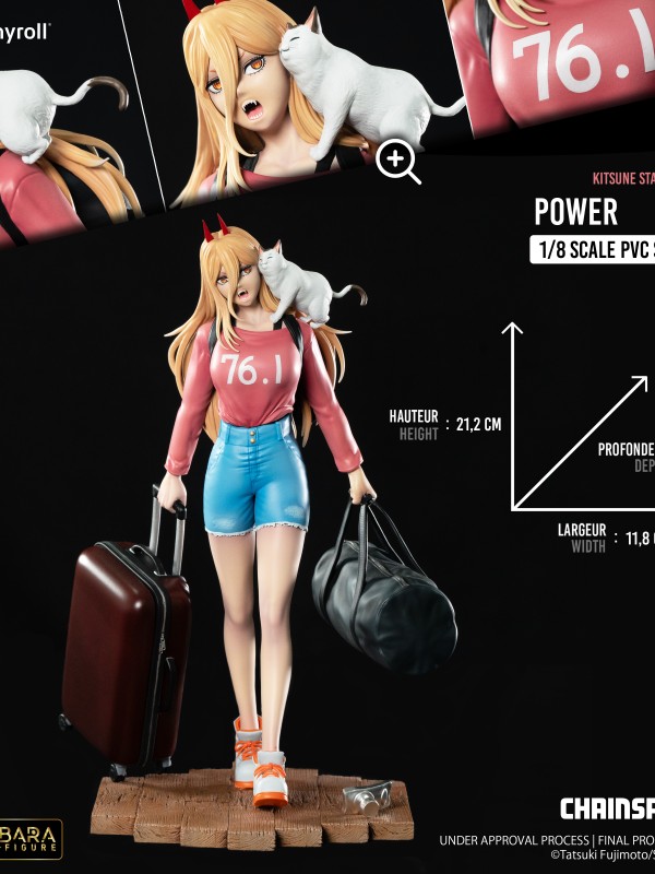 Kitsune Chainsaw Man Power Hot Sexy 1/8 Statue